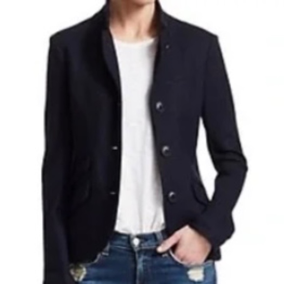 Rag & Bone Slade Wool Jacket, Size 6, Salute (blue), NWT - Picture 2 of 16
